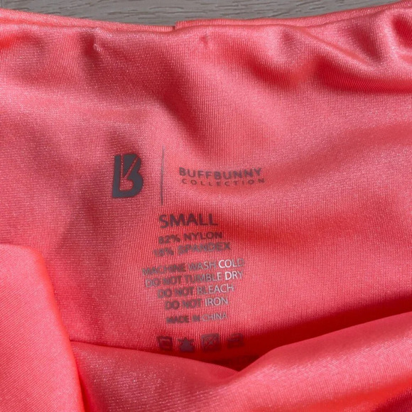 Buff Bunny Swim Bikini Set Wrap Top Cheeky Bottoms NWT Coral Pink Size Small - Picture 7 of 11